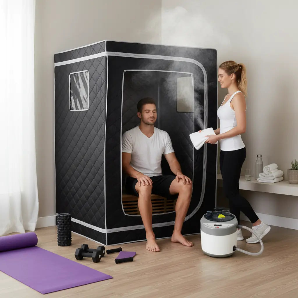 2-Person Portable Steam Sauna for Two - Home Relaxation and Wellness - NomadSteam